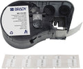 Brady Authentic (M5-118-492) FreezerBondz™ Ultra-Thin Cryogenic Polyester LBL .375 x 1 x .375Dia Black on White, 240 Labels. for use with the BMP51 and M511 Label Printers