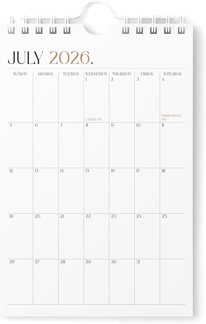 Karto Small Wall Calendar 2026-2027 6x9 in - Boho