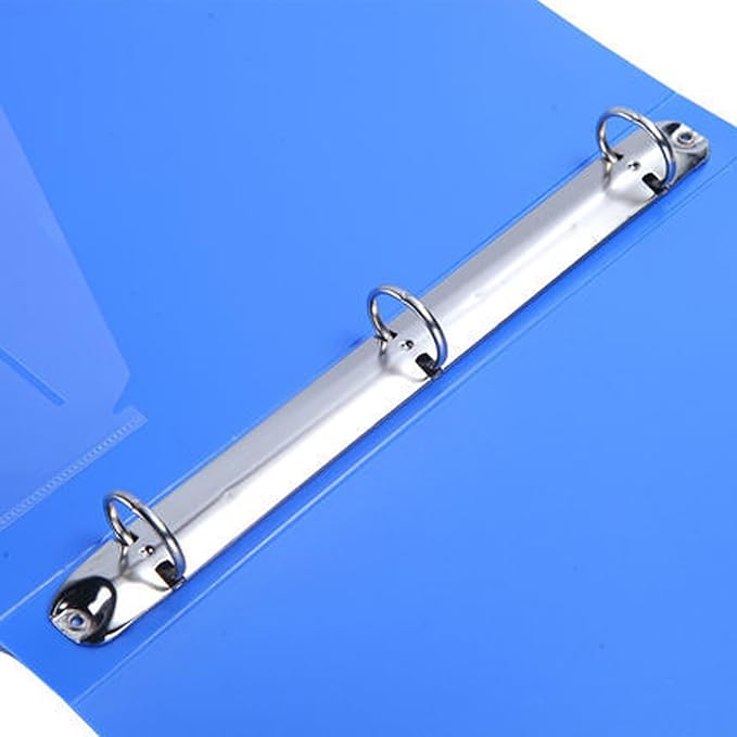 4 Pack Letter Size Ring Binder Mechanism, Metal 3 Ring Binders Ring Replacement Kit, Loose Leaf Binding Spines Combs for Organizers DIY Planners(Silver)