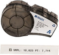 Brady Authentic (M21-500-461) Extreme-Temp Resistant Label for Lab, Equipment, and Asset Tracking Labeling, Black on White- For M210, M210-LAB, M211, BMP21-PLUS and BMP21-LAB Printers, .5" W, 21' L