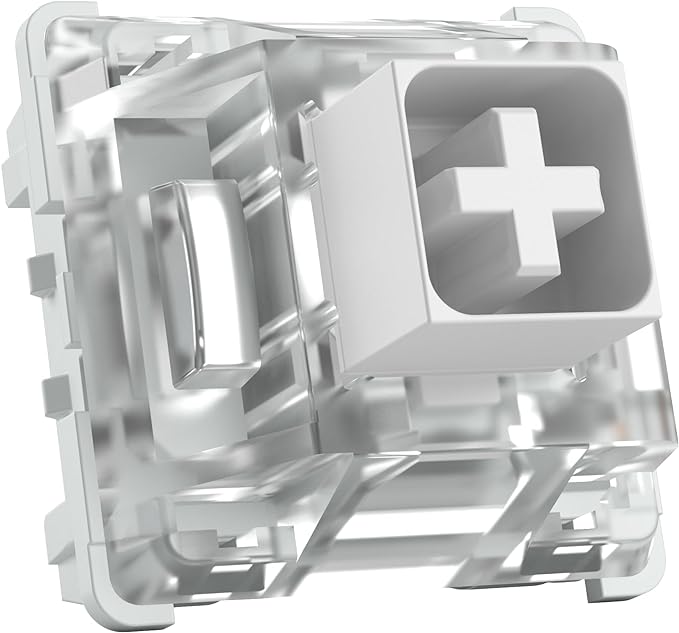 GLORIOUS Kailh Box White Mechanical Keyboard Switches: Clicky 120-Pack for Enhanced Gaming Experience - Perfect for High-Speed Typing