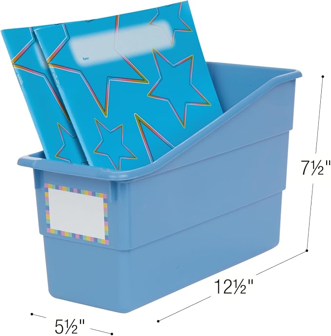 Really Good Stuff Durable Book and Binder Holders - 6 Pack - Bold Vibes