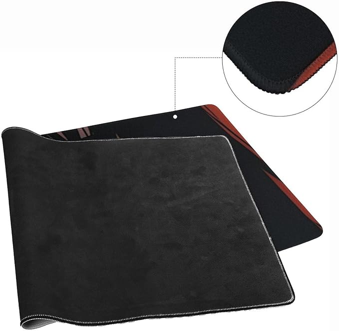 Aesthetic Japanese Anime Girl Samurai Woman Gaming Mousepad Large Non-Slip Rubber Desk Mat Keyboard Computer Pad for Home Office 40x90cm