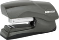 Bostitch Heavy Duty Compact Stapler, 40-Sheet Capacity, No-Jam Technology, Flat Clinch Design, Half-Strip Desktop Stapler, Gray