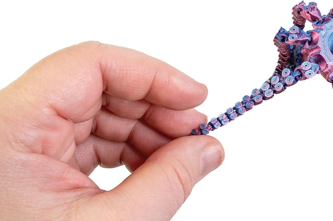 GEDDES Raymond 3D Printed Octopus Fidget Toys – Pack of 16 – Octopus Figures for Kids, Classrooms, and Party Favors