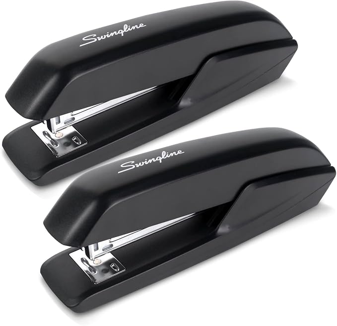 Swingline Standard Stapler, 20 Sheet Capacity, Eco Version, Jam Free, Black (54501) (Pack of 12)