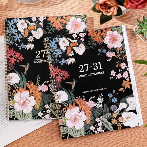 2027-2031 Monthly Planner - 5 Year Planner 2027-2031, Jan 2027 - Dec 2031