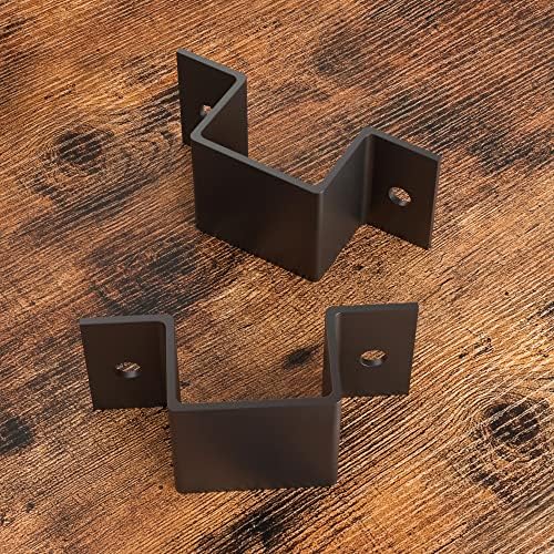 IRONCK Book Shelf Triple Wide Bookshelves 5 Tiers with Back Fence