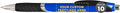 DISCOUNT PROMOS Ballpoint Pens With Rubber Grip - 10 pack - Customizable Text, Logo - Black Ink Ball Point Pen with Soft Touch Plastic - Blue