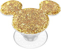 PopSockets Adhesive Phone Grip, Holder- Earridescent Gold | Secure Comfortable Hold, Anti-Drop, Kickstand, Disney, Mickey Mouse, Minnie, Gold