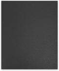 Binditek 12 Mil Sand-Textured Binding Covers, Letter Size, Black, 200 Pack | Plastic Binding Covers, 8.5" x 11", Subtle Matte Finish, Square Corners, Unpunched, Ideal for Business Reports and Proposals