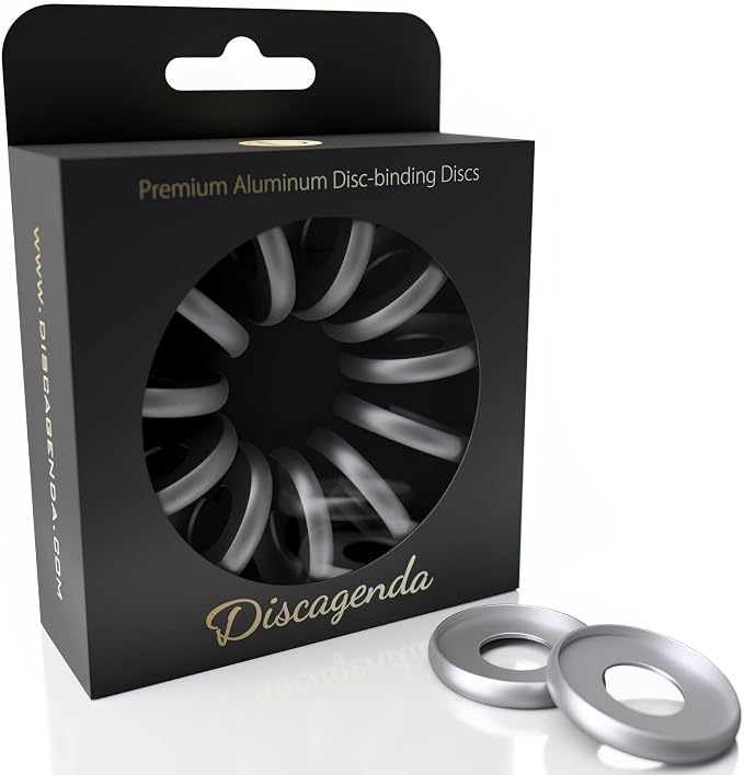 Discagenda Discbound Discs (Silver, 11 Piece 1.3in)
