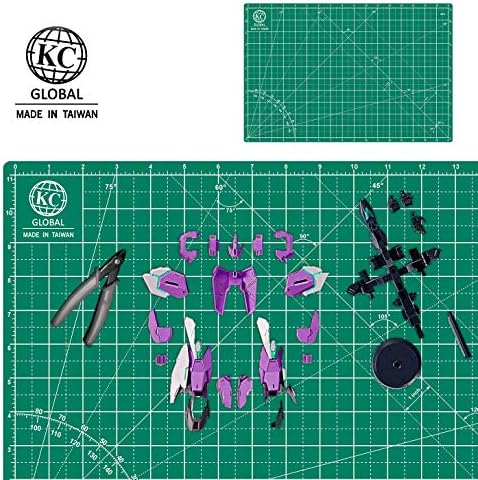 KC GLOBAL A4 (12"x9") Self-Healing Cutting Mat (Dark Green) - Sturdy, Reversible, Eco-Friendly, Non-Slip. Premium Desk Mat for Crafters, Quilters, and Hobbyist