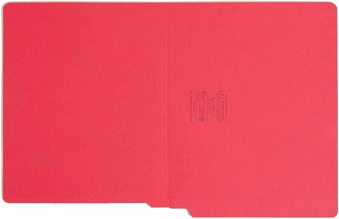 Smead End Tab File Folder, Shelf-Master Reinforced Straight-Cut Tab, Letter Size, Red, 100 Per Box (25710)