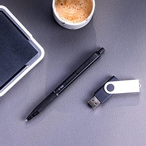 Zebra Pen STEEL G-750 & M-701 Retractable Pen and Pencil Gift Set, 2-Pack