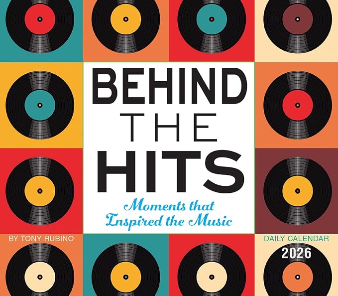 Behind the Hits 2026 Daily Desk Calendar: Boxed Page-a-Day Music Trivia Calendar with Day-to-Day Stories Behind Legendary Songs & Chart-Topping Moments