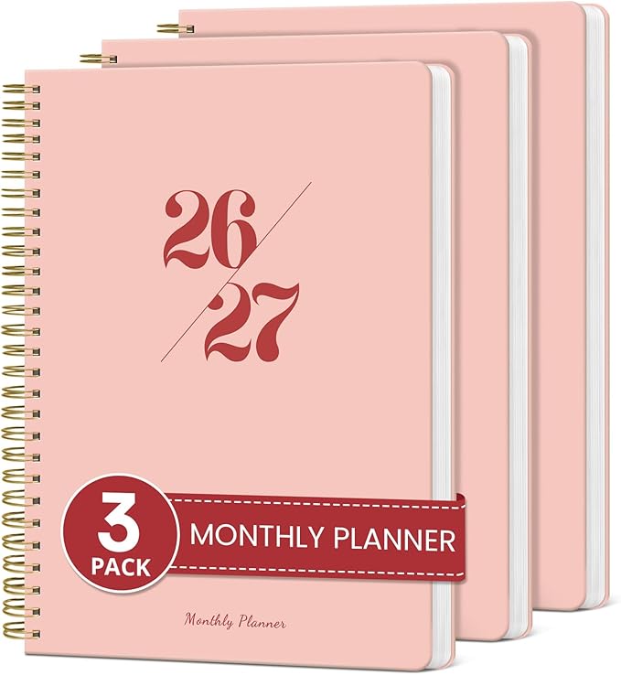 Monthly Planner 2026-2027, 18 Months Calendar, Jul 2026-Dec 2027
