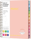 Planner 2026-2027, Academic Weekly and Monthly Calendar Planner, July 2026 - June 2027, Hardcover Spiral Agenda Book, School Supplies for Teacher Student - Letter Size(8.5" x 11")