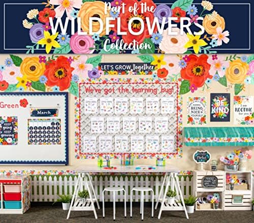 Teacher Created Resources Wildflowers Positive Sayings Educational Poster Pack (TCR6624)
