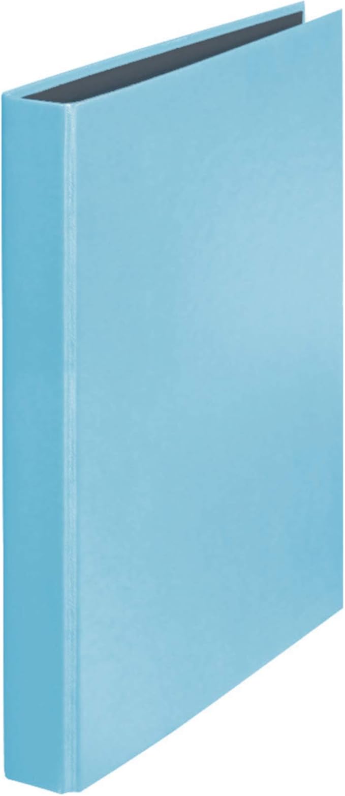 Falken PastellColor Ringbuch 2-D-Ring-Mechanik DIN A4 Füllhöhe 25 mm Himmel-Blau Kalender Organizer Ring-Ordner Hefter Plastikordner