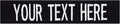 Custom Uniform Name Tapes Solid Colors. Made in The U.S.A. Ships Under 24 Hours. Black Webbing, 4 Inch Hook Fastener (Uniform Ready Fastener)