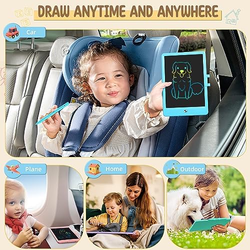 Kidopire LCD Writing Tablet, 2Pack Drawing Pad for Kids, Kid Doodle Board
