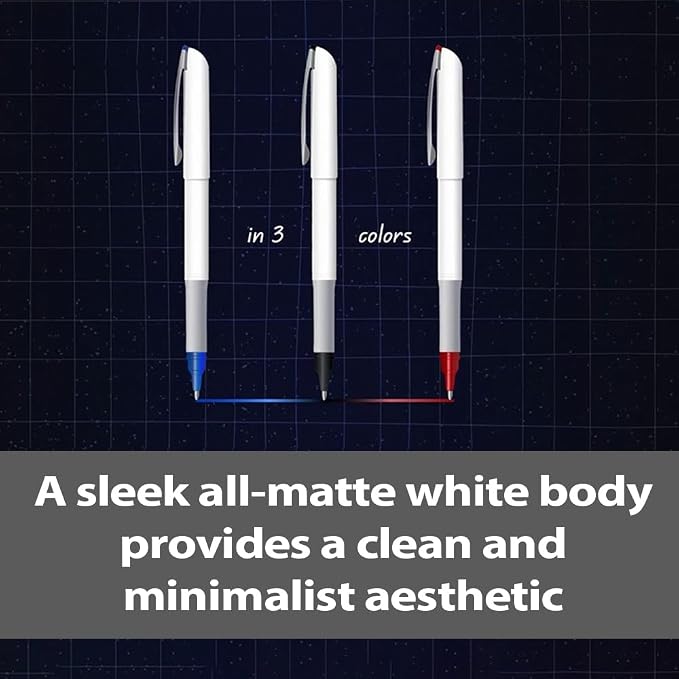 Pentel Floatune Rollerball, 1.0mm Bold Point, Blue Ink, Box of 12 (BY110-C)