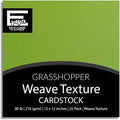 Grasshopper—12x12 Textured Cardstock | 80lb Textured Green Scrapbook Paper | Premium Cardstock for Cricut Cutting | 25 Sheets