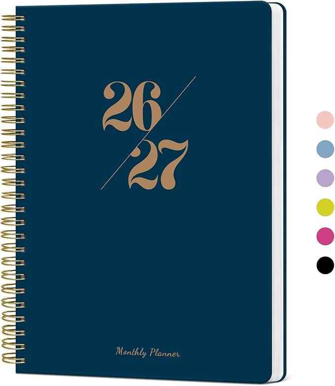 Monthly Planner 2026-2027, 18 Months Calendar, Jul 2026-Dec 2027