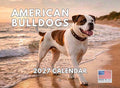 American Bulldog Calendar 2027 Monthly Wall Calender 12 Month