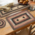 Homespice Gloucester Braided Table Runner for Primitive Decor, Rect 11x36
