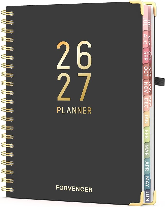 Jul 2026 - Dec 2027 Planner, Forvencer 18 Month Planner 2026-2027, 8.5"x11"