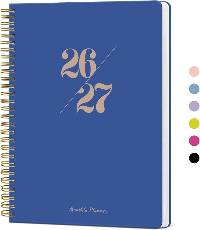Monthly Planner 2026-2027, 18 Months Calendar, Jul 2026-Dec 2027
