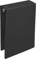 Carstens 3-Inch Heavy Duty 3-Ring Binder - Top Opening, Black, Durable Plastic, Precision No-Gap Rings, Waterproof Cover, No Pockets, Holds 400 Letter Sheets, BPA-Free, Made in USA (1755-3R)
