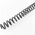 Binditek 50 Pack Plastic Spiral Binding Coils, 10mm(3/8"), 75 Sheet Capacity, 4:1 Pitch, Black, 48Loops, for Letter Size, for Students and Coworkers | Coil Binding Spines, 3/8", 75 Sheet Capacity, 48 Loops, for Letter-Size Reports, Presentations, Schoo...