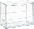 Large Clear Acrylic Display Cases for Collectibles,Display Box for Figures | 3 Tier Dustproof,Magnetic Door Showcase for Action figurine,Display Shelf Box,360°View Stackable Boxes(1,Large)