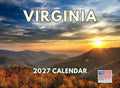 Virginia Calendar 2027 Monthly Wall Calender 12 Month