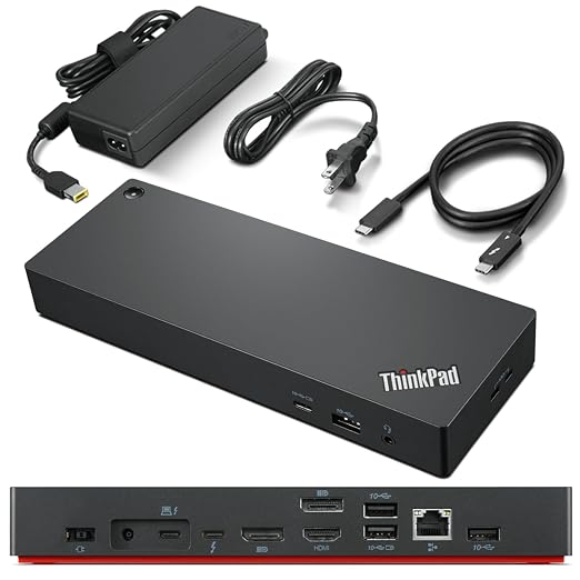 Lenovo ThinkPad Universal Thunderbolt 4 Dock | 4 Displays | 100W Charge