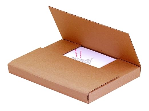 Tape Logic TLM12122K Easy-Fold Mailers, 12 1/2" x 12 1/2" x 2 1/2", Kraft (Pack of 50)