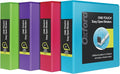 Oxford 2 Inch Binders, 4 Pack, 3 Ring Binder, ONE-Touch Easy Open D-Rings, Holds 530 Sheets, Non-Stick, PVC-Free, Three Ring Binders for Organization and Presentations, Assorted Colors