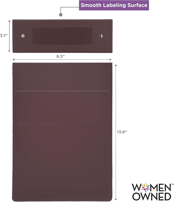 Carstens 3-Inch Heavy Duty 3-Ring Binder - Top Opening, Plum, Durable Plastic, No-Gap Rings, Waterproof Cover, No Pockets, Holds 400 US Letter Sheets, BPA-Free, Made in USA (1716-3R), Case of 12