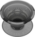 PopSockets Adhesive Phone Grip, Holder- Black Smoke | Secure Comfortable Hold, Anti-Drop, Kickstand, Black, Electronic Accessories, For iPad/Kindle/iPhone/Android