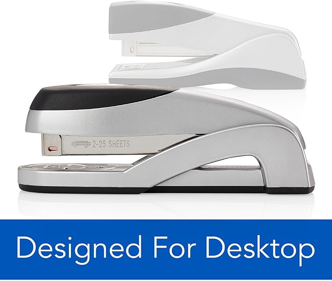 Swingline Stapler, Optima Full Size Desktop Stapler, 25 Sheet Capacity, Jam Free, Desk, Silver (87801) (Pack of 3)