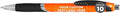 DISCOUNT PROMOS Ballpoint Pens With Rubber Grip - 10 pack - Customizable Text, Logo - Black Ink Ball Point Pen with Soft Touch Plastic - Orange