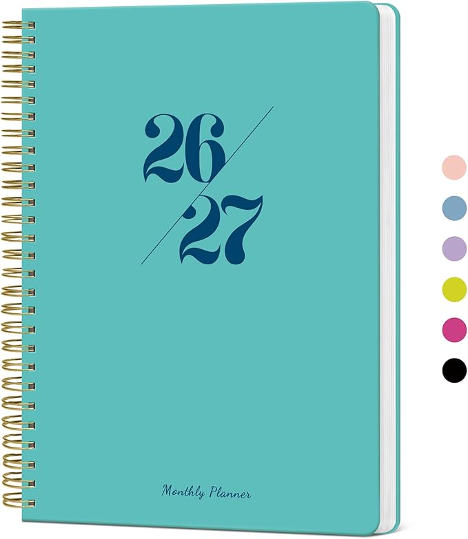 Monthly Planner 2026-2027, 18 Months Calendar, Jul 2026-Dec 2027