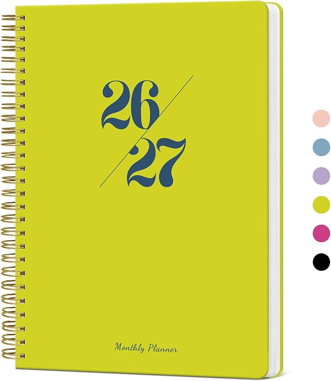 Monthly Planner 2026-2027, 18 Months Calendar, Jul 2026-Dec 2027