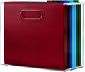 File Organizer for Desk - This Acrylic Storage Box is great for Office Organization - Its Modern Acrylic Magazine Holder makes a Great Gift for Home/Work Space