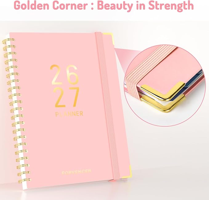 Jul 2026 - Dec 2027 Planner, Forvencer 18 Month Planner 2026-2027, 8.5"x11"
