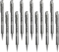 Yucold Customized ballpoint pens in bulk, personalized ballpoint pens with free engraving, for use in companies, enterprises, graduation anniversaries (Grey,26)