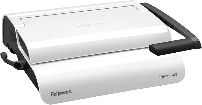 Fellowes 5006801-99 Binding Machine Pulsar+ Comb Binding (5006801) & 52089 Binding Presentation Covers, 8mil, Letter, 100 Pack, Clear